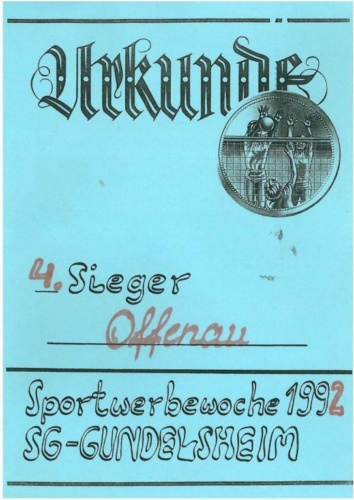 1992 Sportwerbewoche Gundelsheim